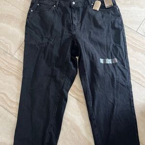 LEVIS JEANS 24W M black washed - 94’ baggy